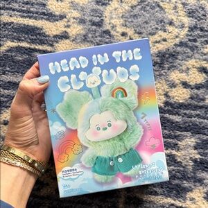 Adorable Plush Toy with Mint Green Fur